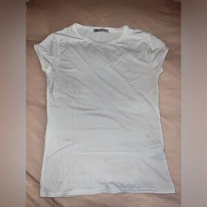 Zara baby tee white